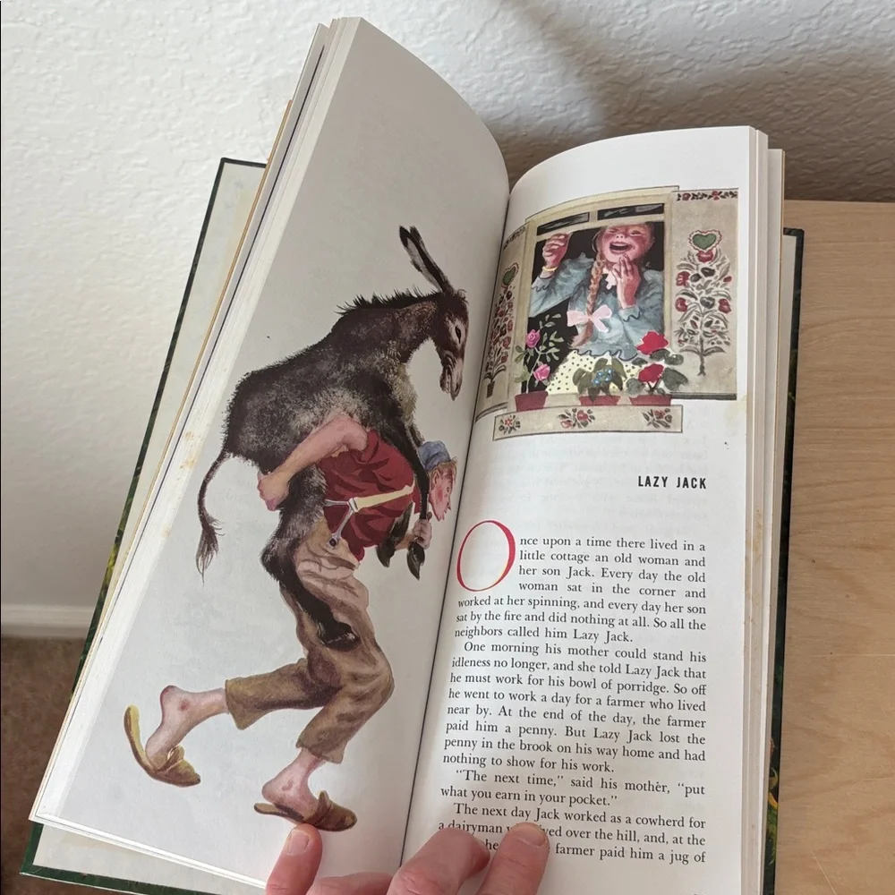 VINTAGE The Tall Book of Nursery Tales Vintage 1972 Hardcover Children's Rhymes